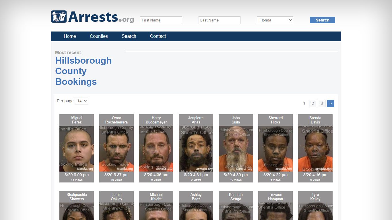 Hillsborough County Arrests and Inmate Search